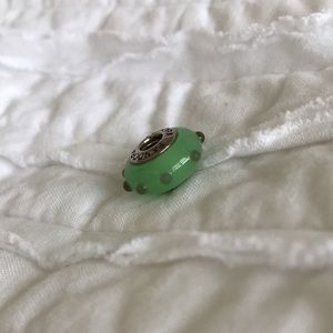 Pandora Textured Murano Charm 🍀